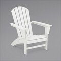 Polywood Nautical White Adirondack Chair 633AD410WH